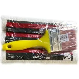 C & A - Microfibre Roller 3 Pack & 1 Brush
